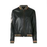 Black Leather Bomber Jacket – High Quality