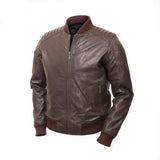 Men Brown Bomber Jacket