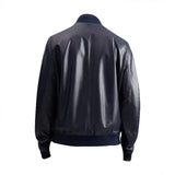 Men Oxford Blue Bomber Jacket