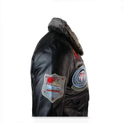 Real Leather US Aviator Air Force Pilot Flying Bomber Jacket