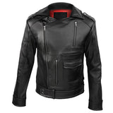 Operate- Men's Black Leather Jacket