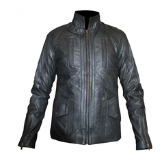 Base- Men's Black Leather Jacket