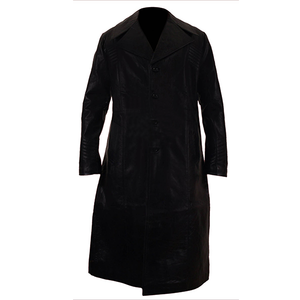 Culture- Men's Black Leather Coat