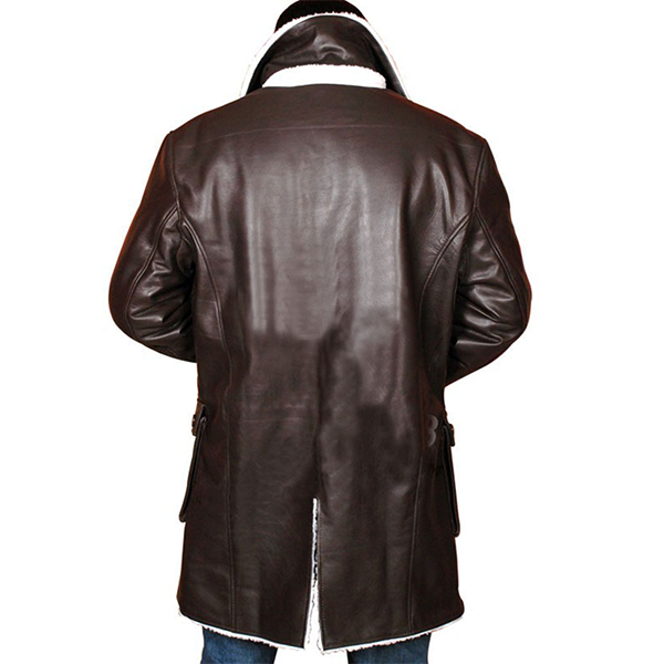 Rock- Men's Brown Leather Coat