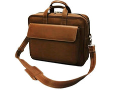 Real Leather Stylish Laptop Bag