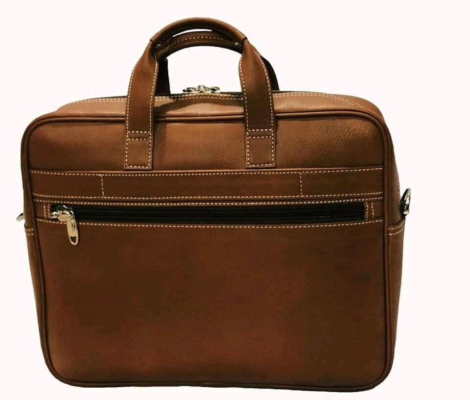 Real Leather Stylish Laptop Bag