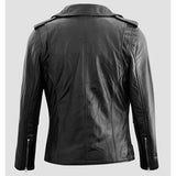 Men's Casual Black Leather Jacket