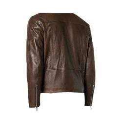 Vintage Fashion Brown Stylish New Leather Jacket