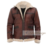 Bomber Leather Jacket for Men