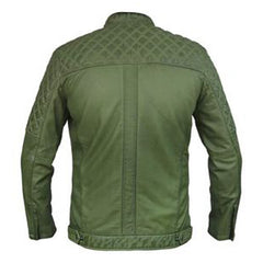 Men's Green Leather Jacket | Biker Jackets