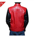 Red and Black Leather Jacket