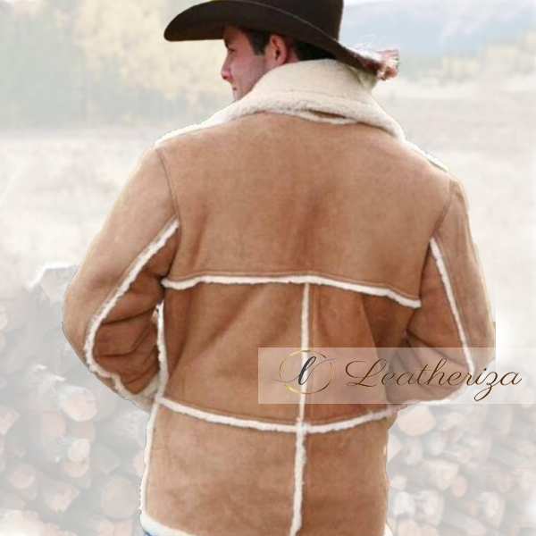 Sheepskin Brown Leather Jacket