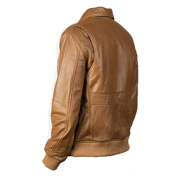 Men's Coffee Brown Bomber Jacket