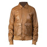 Men's Coffee Brown Bomber Jacket