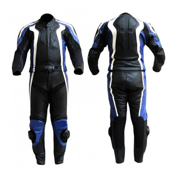 Blue & White Motorbike Suits
