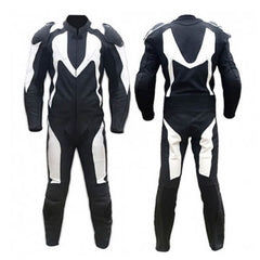 Black & White Motorbike Suits