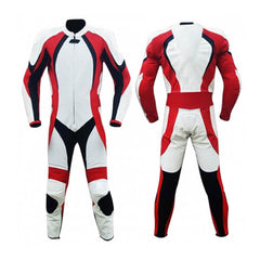 Red & White Motorbike Suits