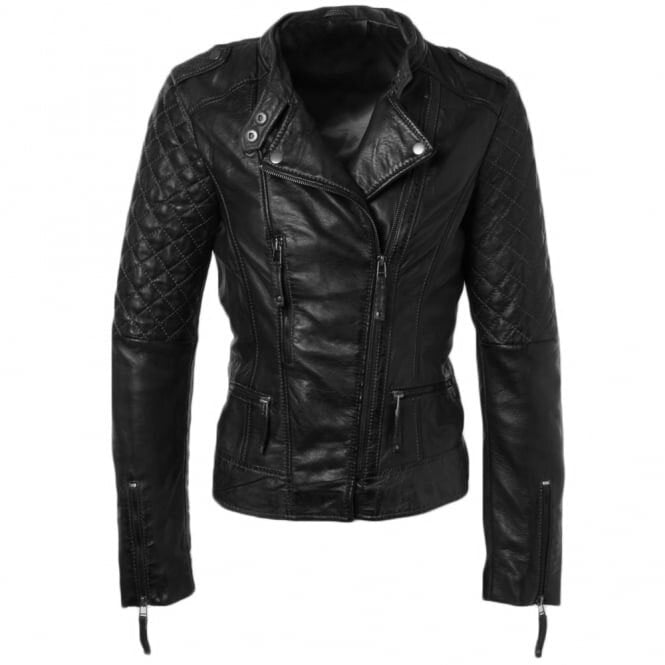 Bold- Women's Black Leather Jacket