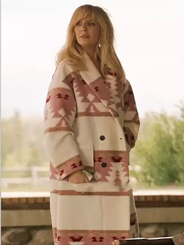 Yellowstone Beth Dutton Pink Coat