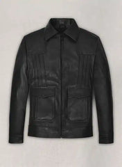 AARON TAYLOR JOHNSON LEATHER JACKET