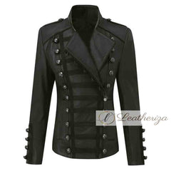 All the Rage Women's Black Leather Jacket