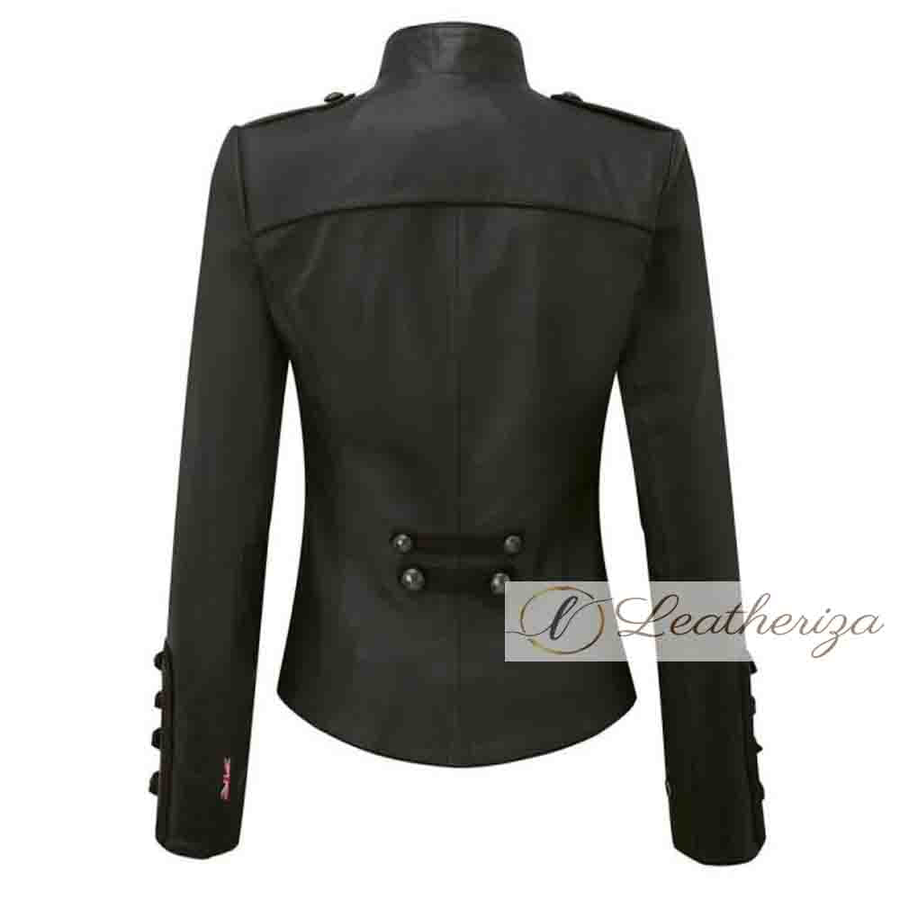 All the Rage Women's Black Leather Jacket