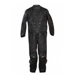 Jet Black Men Motorbike Suits