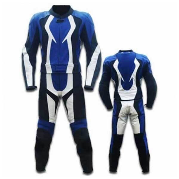 Blue Men Motorbike Suits