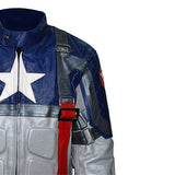 Captain America Blue Leather Jacket