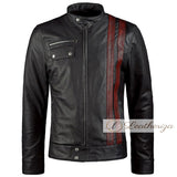 Men's Murder Mystery Leather Jacket