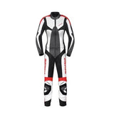 Black Pattern Women Motorbike Suits