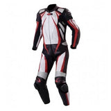 Red Pattern Men Motorbike Suits