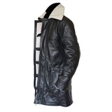 Men Black Leather Coat