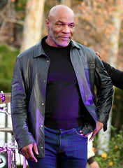 MIKE TYSON LEATHER SHIRT