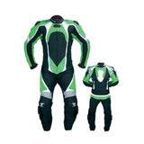 Green Men Motorbike Suits