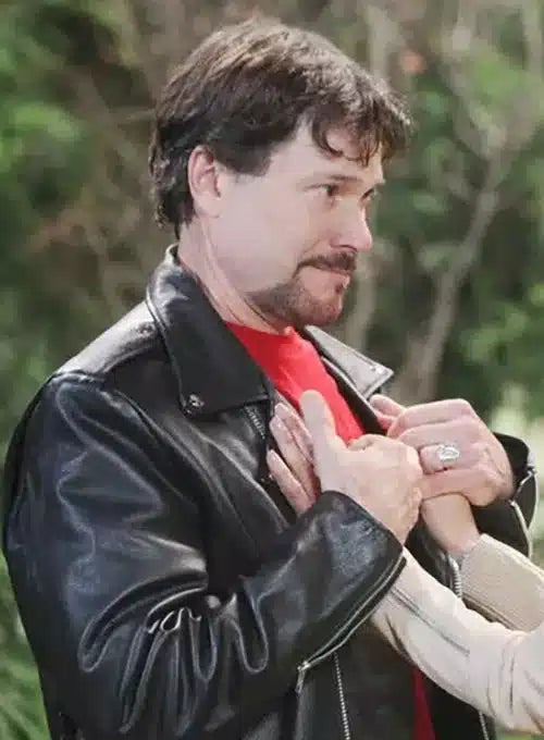 PETER RECKELL DAYS OF OUR LIVES LEATHER JACKET