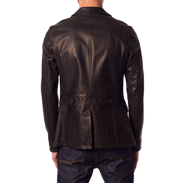 Browned - Men's Leather Blazer Coat