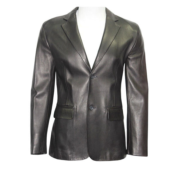 Casual - Men's Leather Blazer