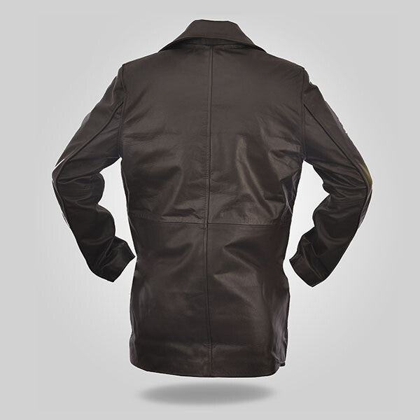Charcoal - Men's Leather Jacket