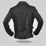 Coal Black - Men's Leather Coat