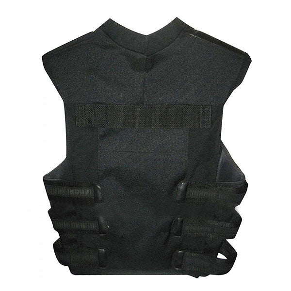 Jet Black - Men's Leather Vest