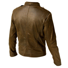 Braun- Men's Leather Jacket