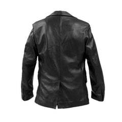 Bro Black- Men's Black Leather Jacket