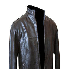 Shade- Men's Black Leather Jacket