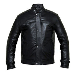 Dark- Men's Black Leather Jacket