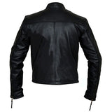 Dark- Men's Black Leather Jacket