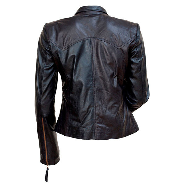 Layers- Women's Black Leather Jacket