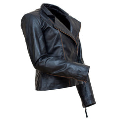 Layers- Women's Black Leather Jacket
