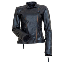 Layers- Women's Black Leather Jacket