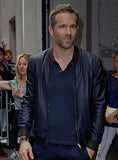 RYAN REYNOLDS LEATHER JACKET #5